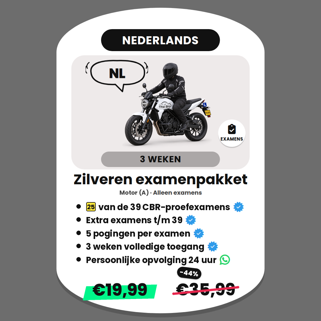 Zilveren examenpakket Motor NL