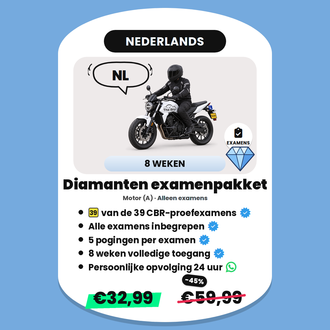 Diamanten examenpakket Motor NL